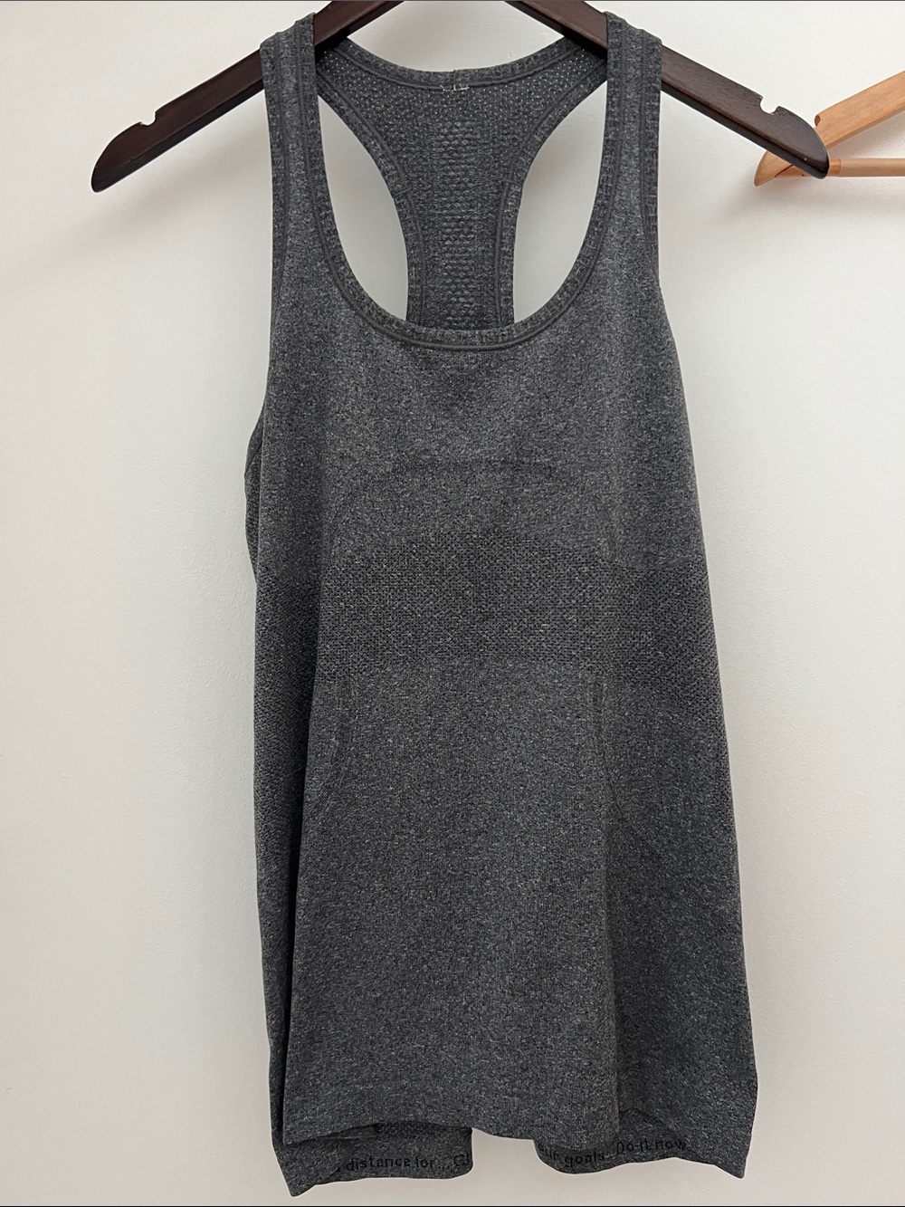 Lululemon Athletica gray swiftly run tank gray 8 excellent